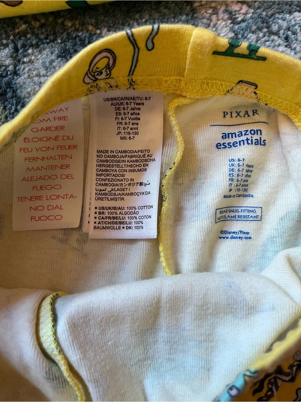 Girls Toy Story Pajama Set